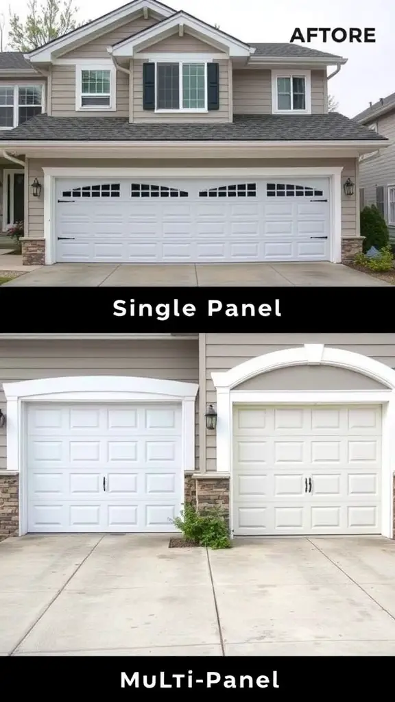 Comparison of Single-Panel and Multi-Panel Garage Doors