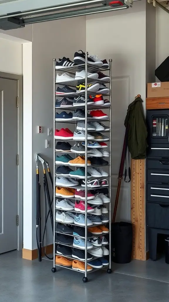21 Creative Garage Shoe Storage Ideas You’ll Love 7