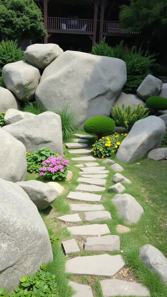 21 Stunning Landscaping Ideas Featuring Boulders 1