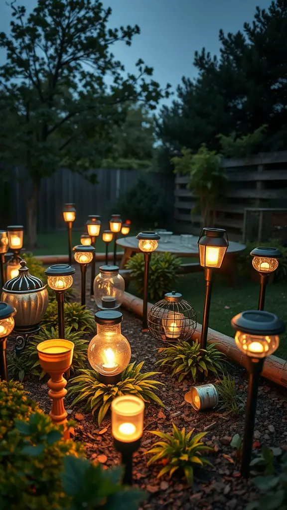 17 Creative Dollar Tree Solar Light Ideas for Your Outdoor Space 1