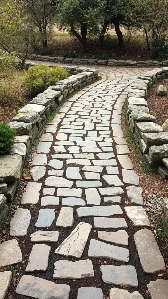 17 Creative Flagstone Path Ideas for Your Garden 3