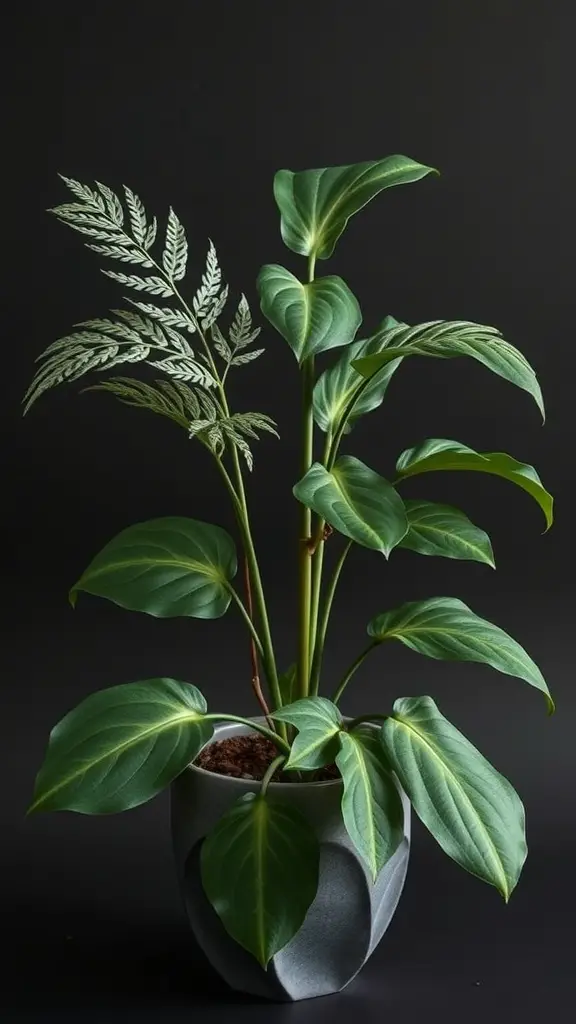 15 Stunning Monstera Plant Varieties You Need to Know About 10 A Monstera Obliqua plant with delicate, perforated leaves in a stylish pot.