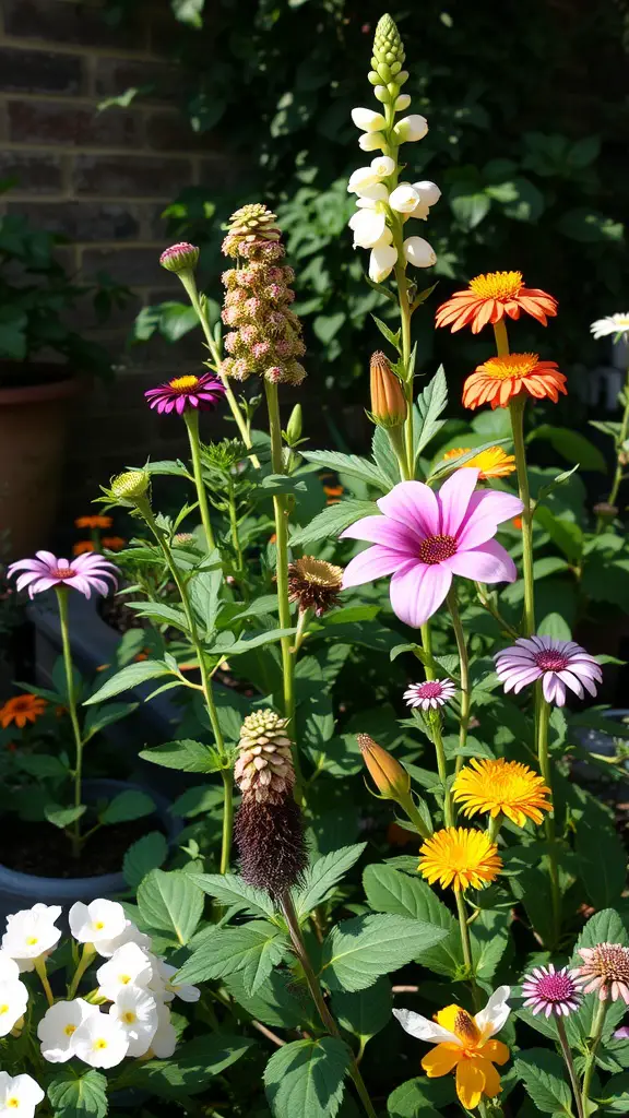 19 Creative Shadow Garden Ideas to Transform Your Outdoor Space 16 A colorful display of seasonal flowers in a low-light garden setting.