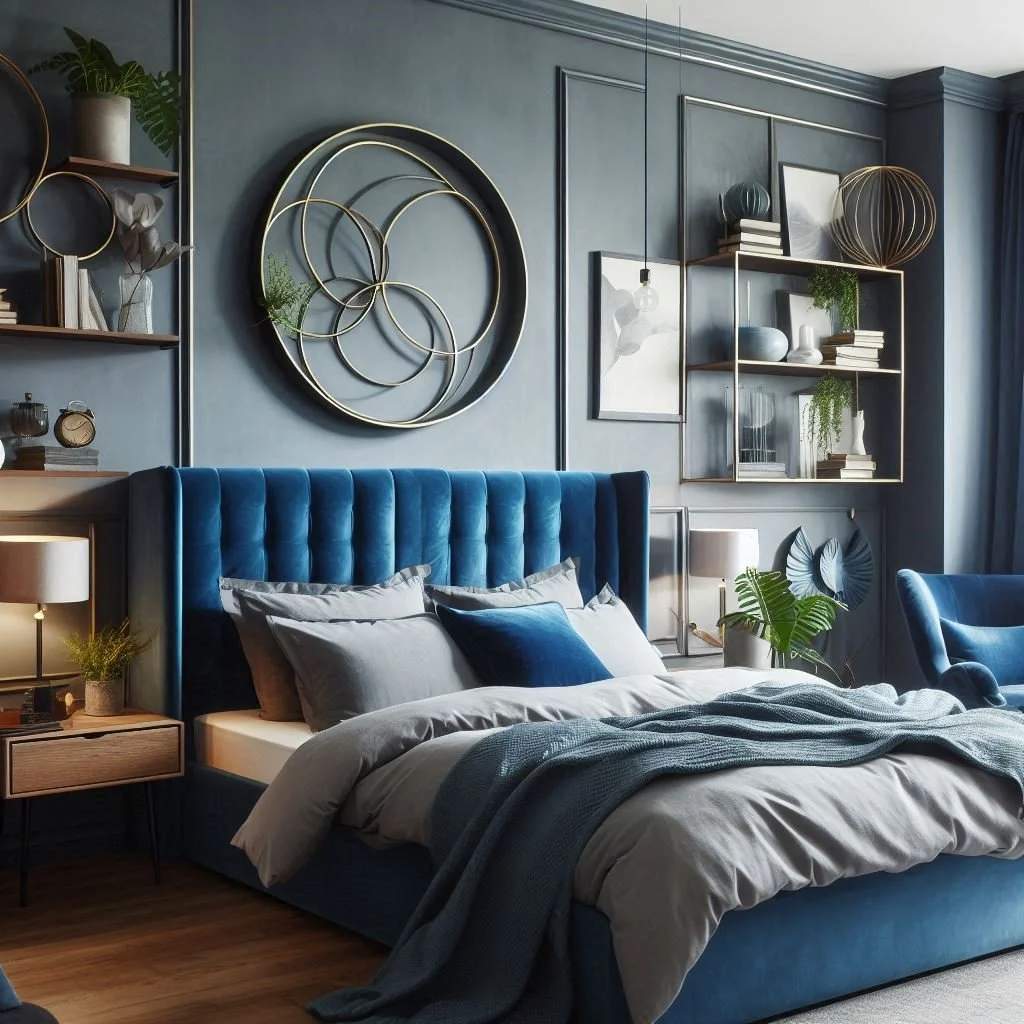 23+ Stunning Blue and Grey Bedroom Ideas You'll Love 15 23+ Stunning Blue and Grey Bedroom Ideas You'll Love 1