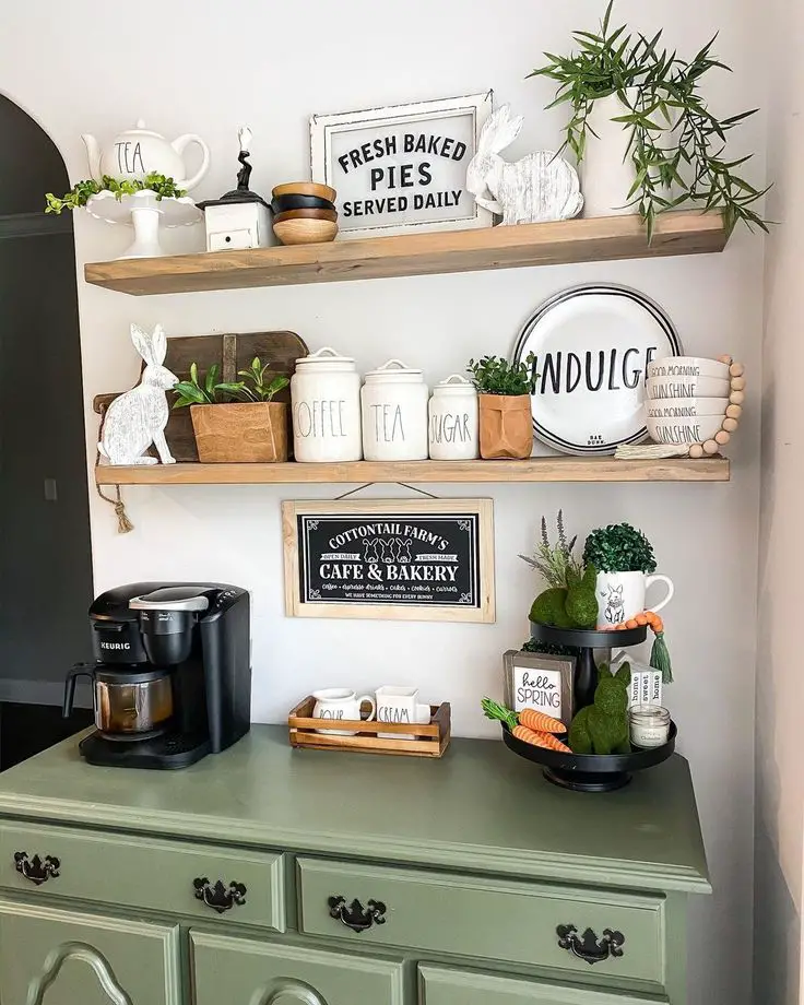 27 Creative Coffee Station Ideas You’ll Love 7 27 Creative Coffee Station Ideas You’ll Love 3