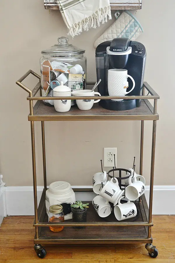 23+ Creative Coffee Cart Ideas to Elevate Your Home Brew Setup 8