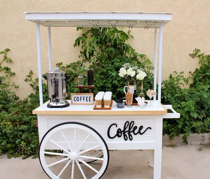 23+ Creative Coffee Cart Ideas to Elevate Your Home Brew Setup 6