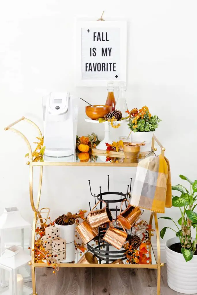 23+ Creative Coffee Cart Ideas to Elevate Your Home Brew Setup 5