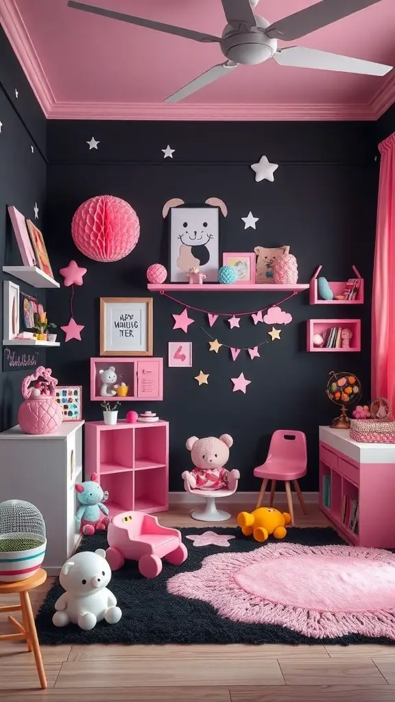 25+ Stylish Black and Pink Room Decor Ideas You’ll Love 10 25+ Stylish Black and Pink Room Decor Ideas You’ll Love 10