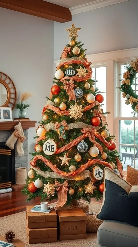 29+ Charming Farmhouse Christmas Tree Ideas to Inspire Your Holiday Decor 2 29+ Charming Farmhouse Christmas Tree Ideas to Inspire Your Holiday Decor 2
