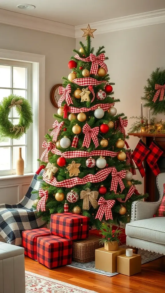 29+ Charming Farmhouse Christmas Tree Ideas to Inspire Your Holiday Decor 3 29+ Charming Farmhouse Christmas Tree Ideas to Inspire Your Holiday Decor 3