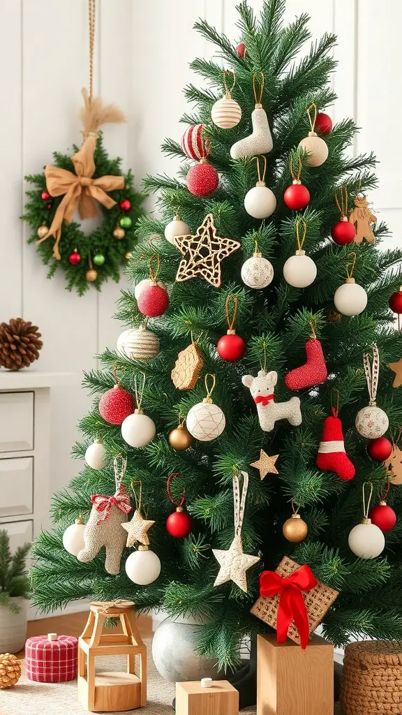 29+ Charming Farmhouse Christmas Tree Ideas to Inspire Your Holiday Decor 9 29+ Charming Farmhouse Christmas Tree Ideas to Inspire Your Holiday Decor 9