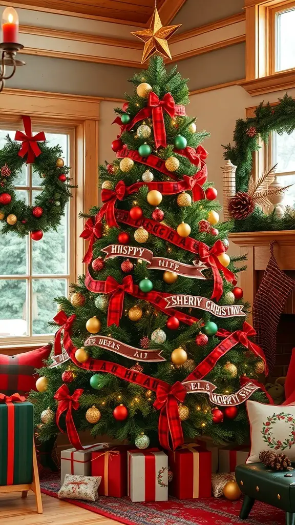 29+ Charming Farmhouse Christmas Tree Ideas to Inspire Your Holiday Decor 12 29+ Charming Farmhouse Christmas Tree Ideas to Inspire Your Holiday Decor 12