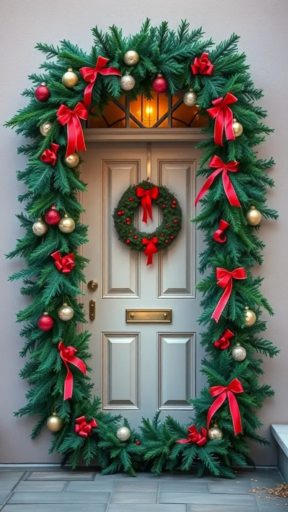 25+ Festive Front Door Christmas Decorations You Need This Holiday Season 1