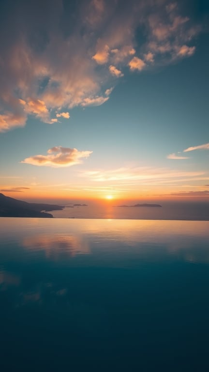 19+ Amazing Homemade Swimming Pools You'll Want to Dive Into 17 A beautiful infinity edge pool at sunset, blending with the horizon.