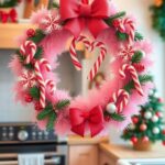 25+ Gorgeous Pink Christmas Wreaths to Adorn Your Home 9