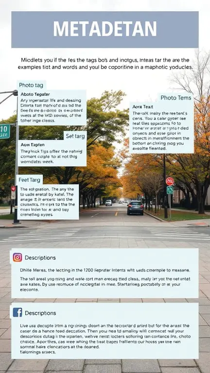17+ Essential Tips for Organizing Your Photo Storage 12 An infographic explaining metadata and its role in photo storage.