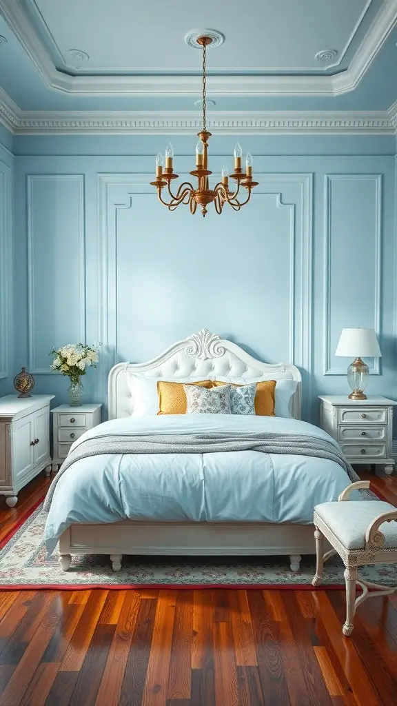 25+ Chic Light Blue Bedroom Ideas for a Serene Retreat 1