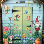 17+ Creative Outdoor Murals for Your Garden Shed 7