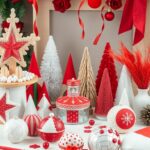 30+ Red and White Christmas Decor Ideas 8