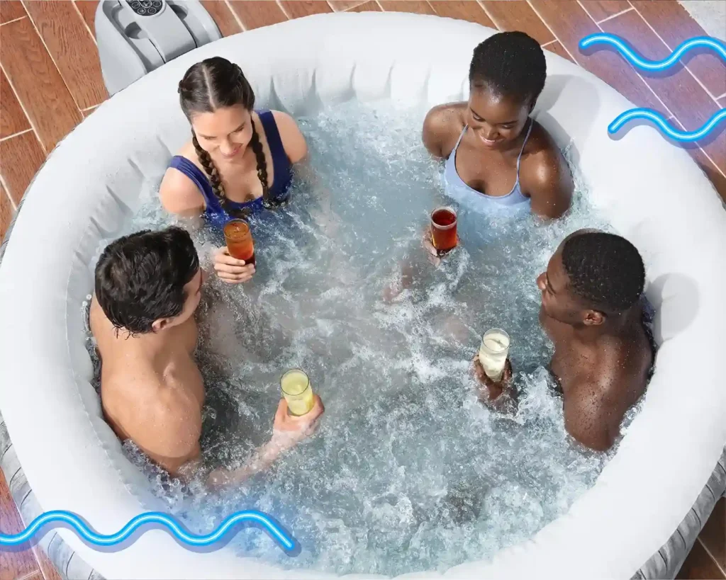 21+ Creative Backyard Inflatable Hot Tub Ideas 6 21+ Creative Backyard Inflatable Hot Tub Ideas 4