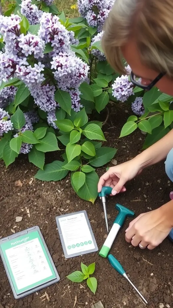 19+ Stunning Lilac Bush Landscaping Ideas for Your Garden 15 Close-up of lilac flowers with a focus on their vibrant colors and structure.