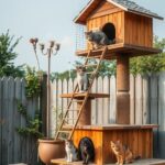 31+ Creative Outdoor Cat House Ideas for Your Feline Friend 11
