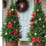 23+ Festive Front Porch Christmas Decor Ideas You’ll Love 7