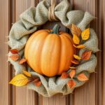 27+ Creative Pumpkin Wreath Ideas to Celebrate Fall 7