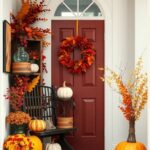 27+ Cozy Fall Entryway Decor Ideas You’ll Love 7