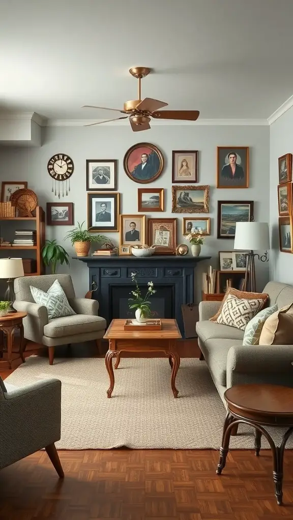27+ Stunning French Country Living Room Inspirations 10 A cozy French country living room with family heirlooms and personalized decor.