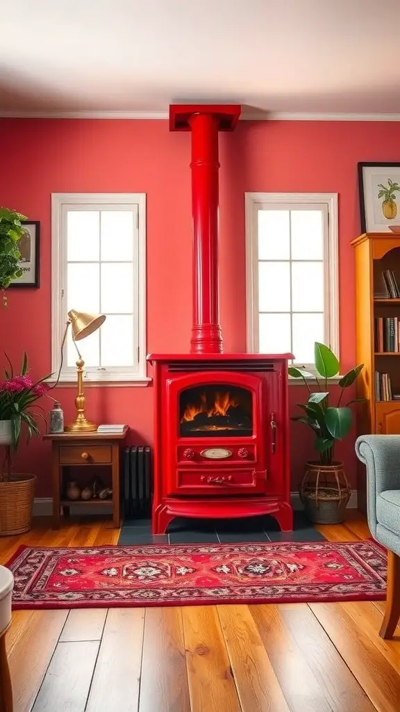 31+ Creative Wood Stove Ideas for Cozy Homes 1