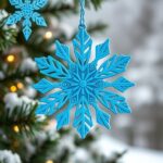 27+ Stunning Blue and White Christmas Tree Decor Ideas 9