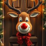 31+ Creative Christmas Door Hanger Ideas to Elevate Your Holiday Decor 9