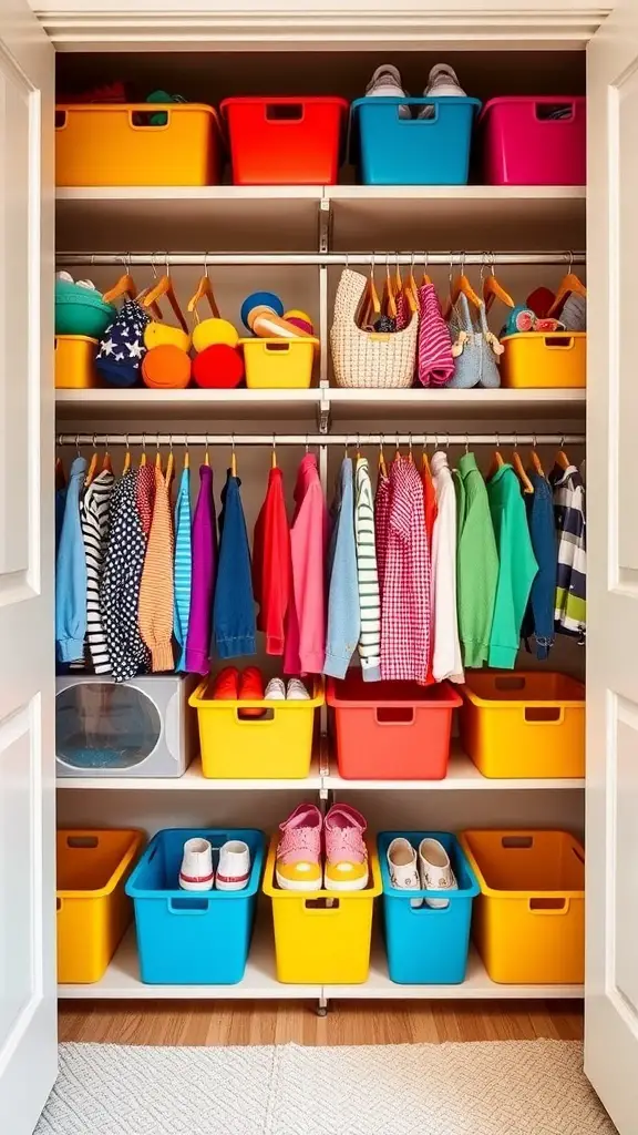25+ Creative Kids Closet Organization Ideas 1