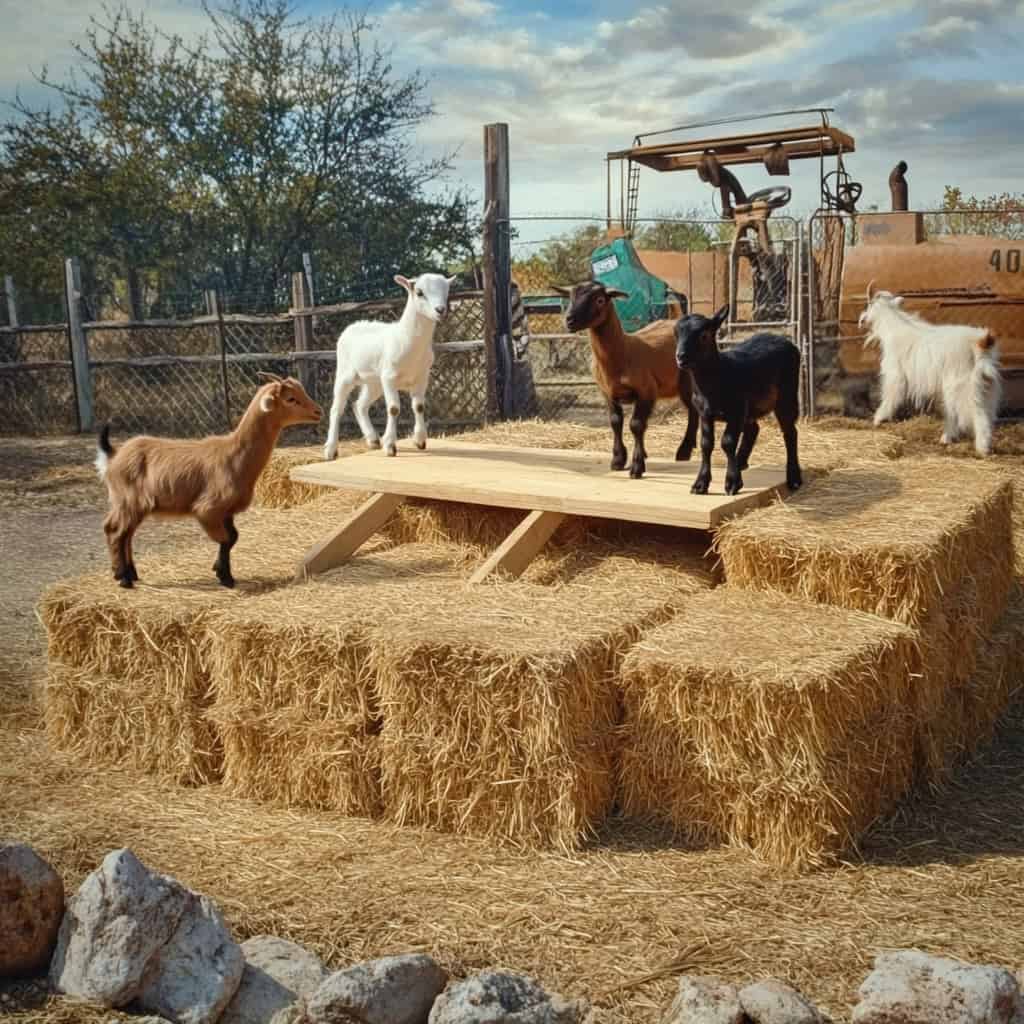 23+ Creative DIY Goat Playground Ideas for Your Farm 10