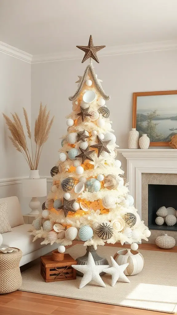 27+ Stunning Beige Christmas Tree Ideas for a Cozy Holiday Decor 9 27+ Stunning Beige Christmas Tree Ideas for a Cozy Holiday Decor 9