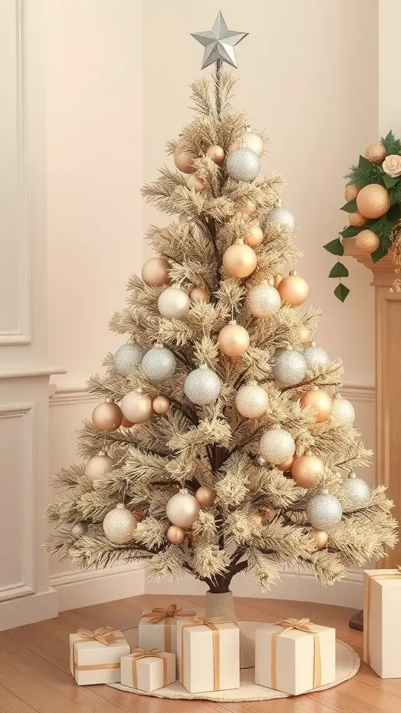 27+ Stunning Beige Christmas Tree Ideas for a Cozy Holiday Decor 10 27+ Stunning Beige Christmas Tree Ideas for a Cozy Holiday Decor 10