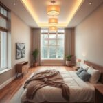 27+ Creative Long and Narrow Bedroom Ideas for Maximizing Space 7