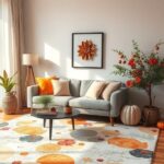 29+ Stunning Abstract Rugs to Elevate Your Living Room Decor 6
