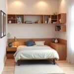 29+ Creative Small Bedroom Ideas for Couples 7