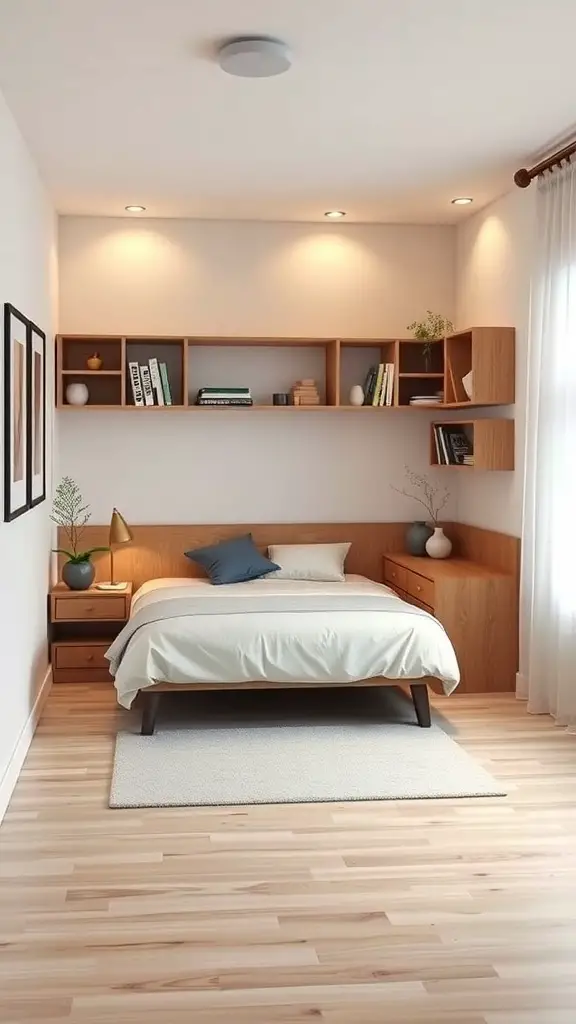 29+ Creative Small Bedroom Ideas for Couples 1