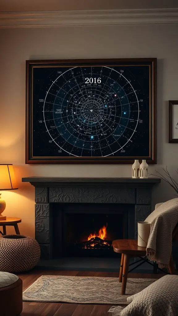 31 Thoughtful Birthday Gifts for Your Boyfriend: Unique Ideas He'll Love 7 A framed custom star map showing the night sky from a specific date.