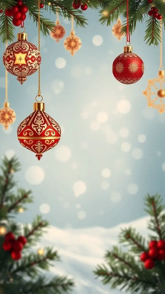 25+ Adorable Christmas Bookmarks You'll Love 9 Colorful Christmas ornaments hanging from a tree