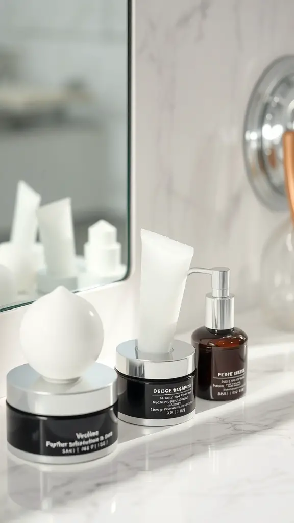 33+ Thoughtful Gifts Your Sister Will Adore 10 Luxury skincare set displayed on a marble countertop