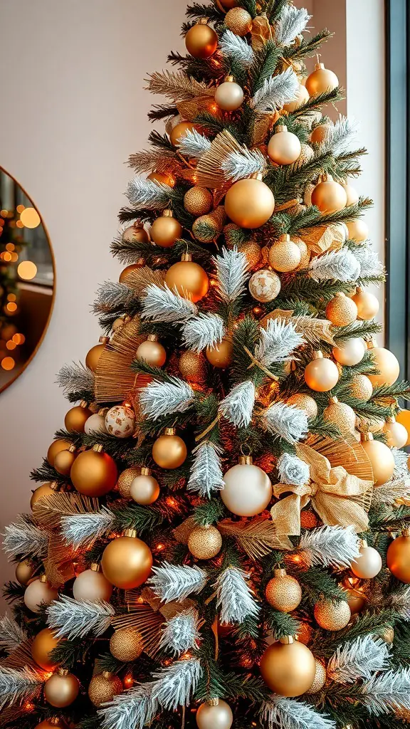29+ Stunning Brown and White Christmas Tree Decor Ideas 1
