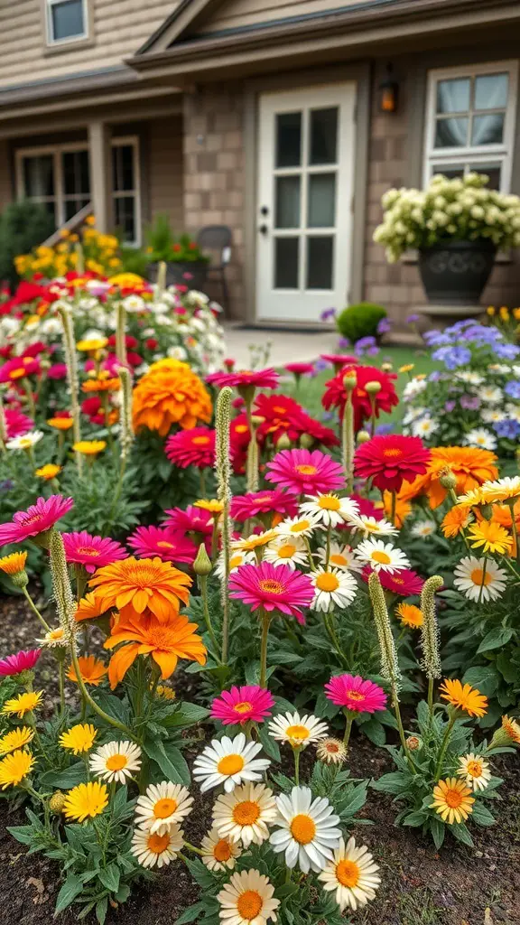 27+ Stunning Rustic Flower Bed Ideas for a Charming Front Yard 1