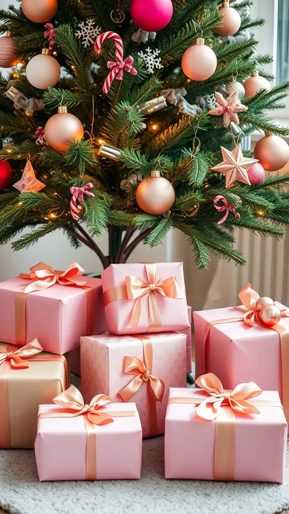 25+ Gorgeous Pink and Champagne Christmas Tree Decorations You Need this Holiday Season 1