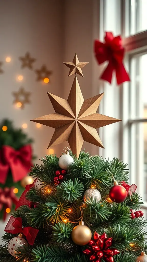 27+ Creative DIY Wooden Christmas Tree Ideas 1