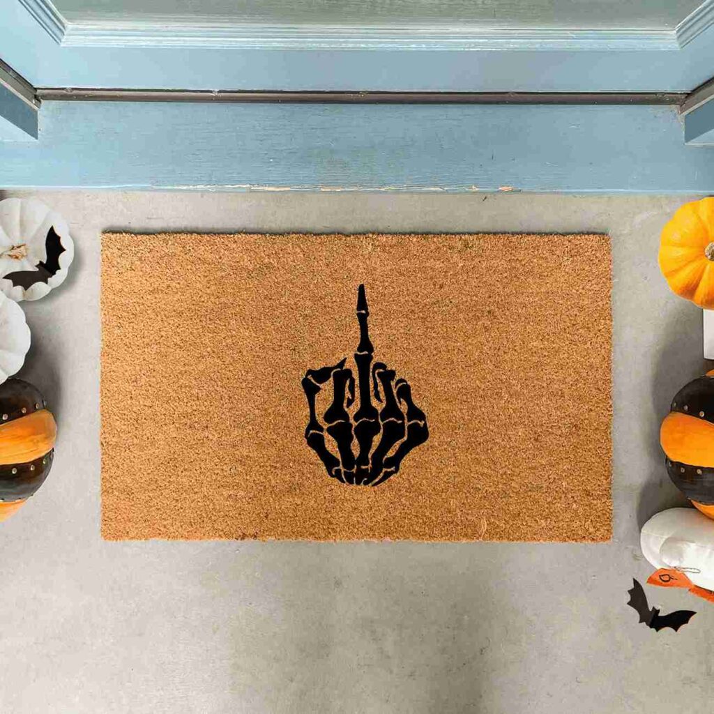 23+ Spooktacular Halloween Door Mats to Elevate Your Fall Decor 3